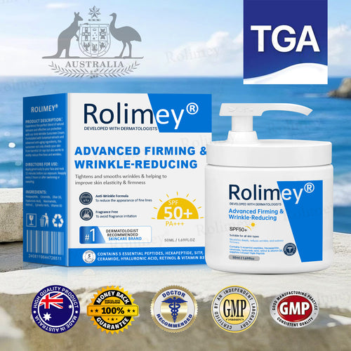 💎✨✨(Made and Shipped from Australia)✨Rolimey® Advanced Firming & Wrinkle-Reducing Cream (with SPF 50+)✨LAST DAY 60% OFF