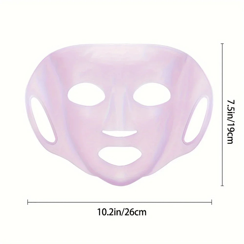 1pcs Silicone Facial Mask Moisturizing Mask Cover Anti-evaporation Beauty Facial Tool Reusable Mask Fixing Cover
