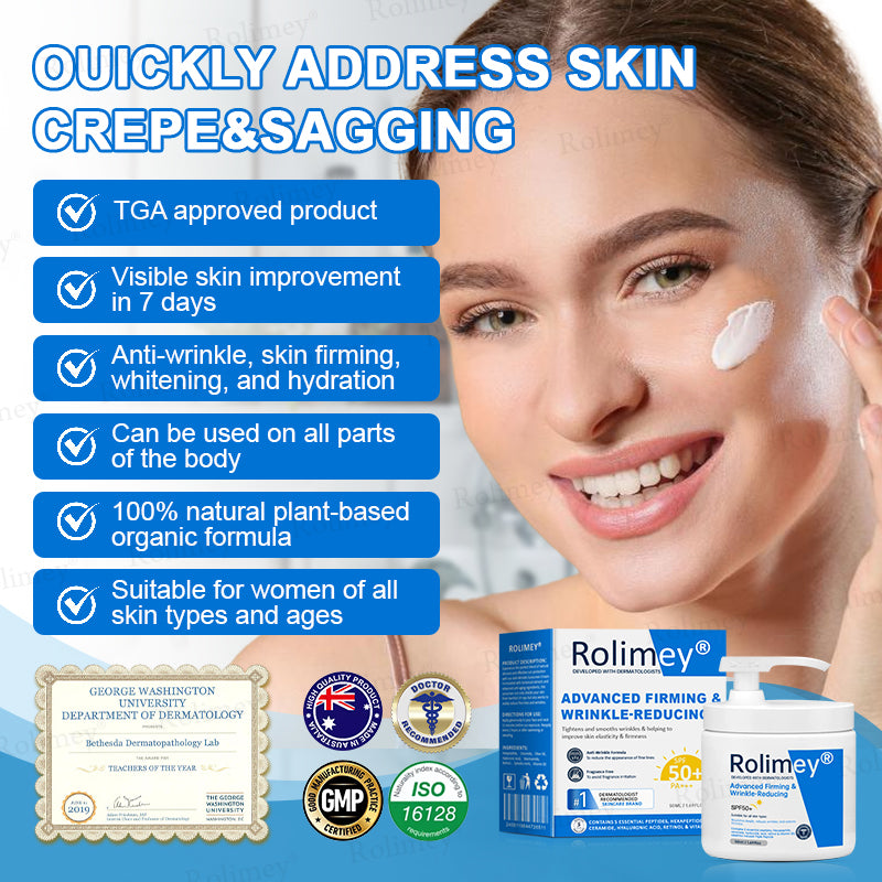💎✨✨(Made and Shipped from Australia)✨Rolimey® Advanced Firming & Wrinkle-Reducing Cream (with SPF 50+)✨LAST DAY 60% OFF