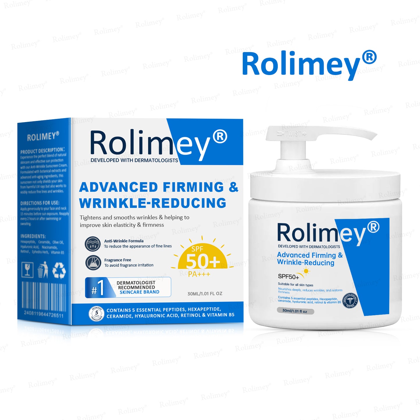 💎✨✨(Made and Shipped from Australia)✨Rolimey® Advanced Firming & Wrinkle-Reducing Cream (with SPF 50+)✨LAST DAY 60% OFF