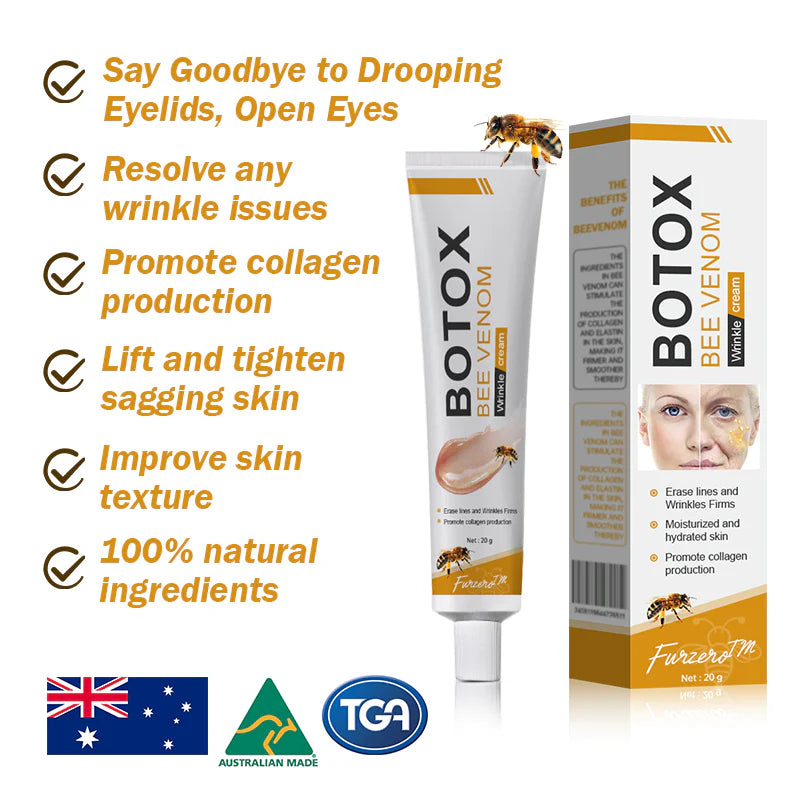 (👩‍🔬✨✨Made and Shipped from Australia)✨ Furzero™ Botox Bee Venom Wrinkle Removal Cream- LAST DAY 70% OFF