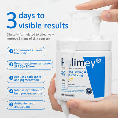 💎✨Made and Shipped from Australia)✨Rolimey® Advanced Firming & Wrinkle-Reducing Cream (with SPF 50+)✨LAST DAY 60% OFF