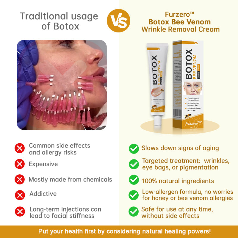(👩‍🔬✨✨Made and Shipped from Australia)✨ Furzero™ Botox Bee Venom Wrinkle Removal Cream- LAST DAY 70% OFF